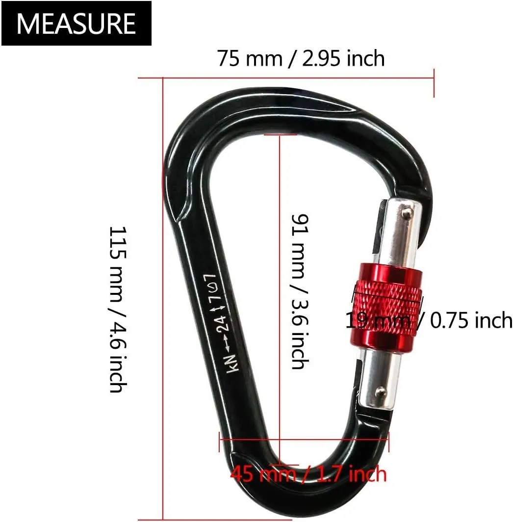 NewDoar Climbing Abseiling Belay Device ATC Rappelling Descender 25KN V-grooved Equipment