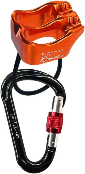 NewDoar Climbing Abseiling Belay Device ATC Rappelling Descender 25KN V-grooved Equipment