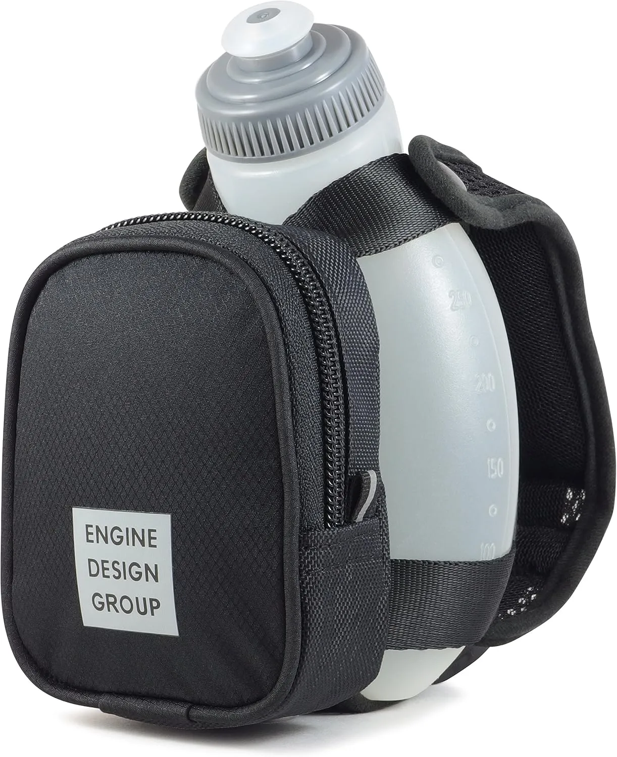 NGN Sport - Running Water Bottle Handheld | Hydration Bottle & Pack with Zippered Pocket - 10 oz