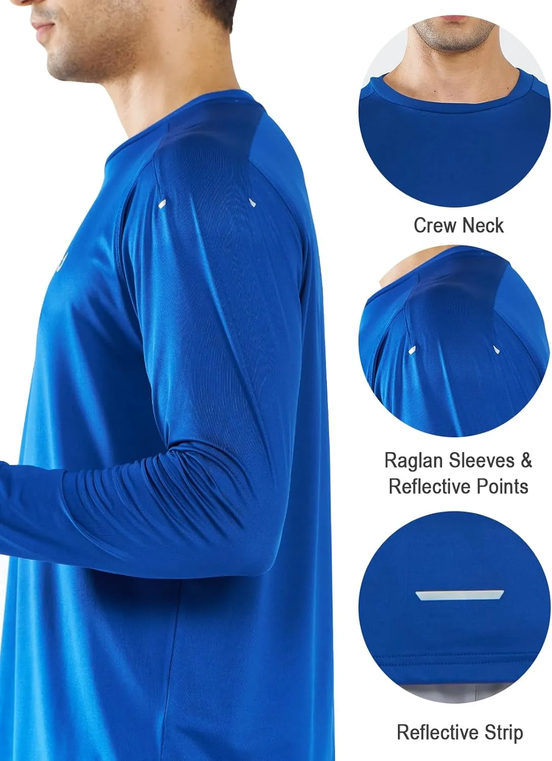 NORTHYARD Men's UPF 50  Sun Protection Shirts Long Sleeve Quick Dry Lightweight Shirt Fishing Hiking Rash Guard UV SPF