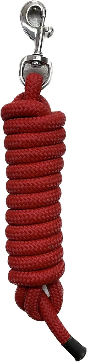 Nylon Braided 8" ft Long Lead Rope in Pink Color