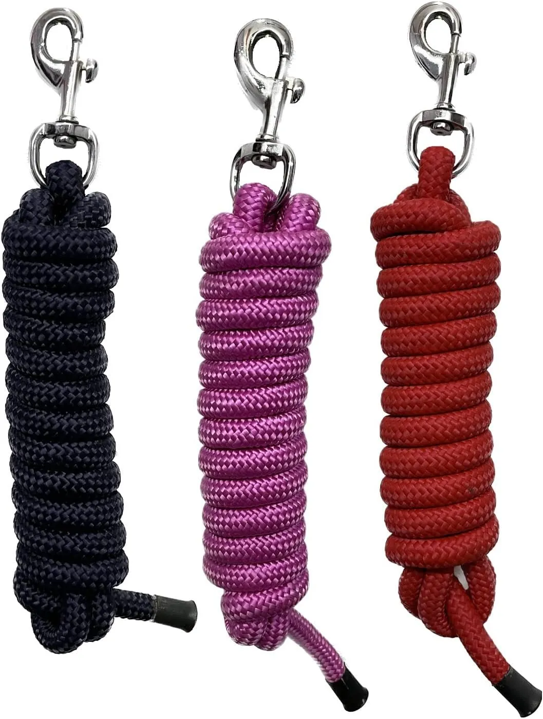 Nylon Braided 8" ft Long Lead Rope in Pink Color