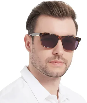 OCCI CHIARI Large Reading Sunglasses for Men Vintage Sun Readers Full Lens Reader 1.0 1.25 1.5 1.75 2.0 2.25 2.5 2.75 3.0 3.5