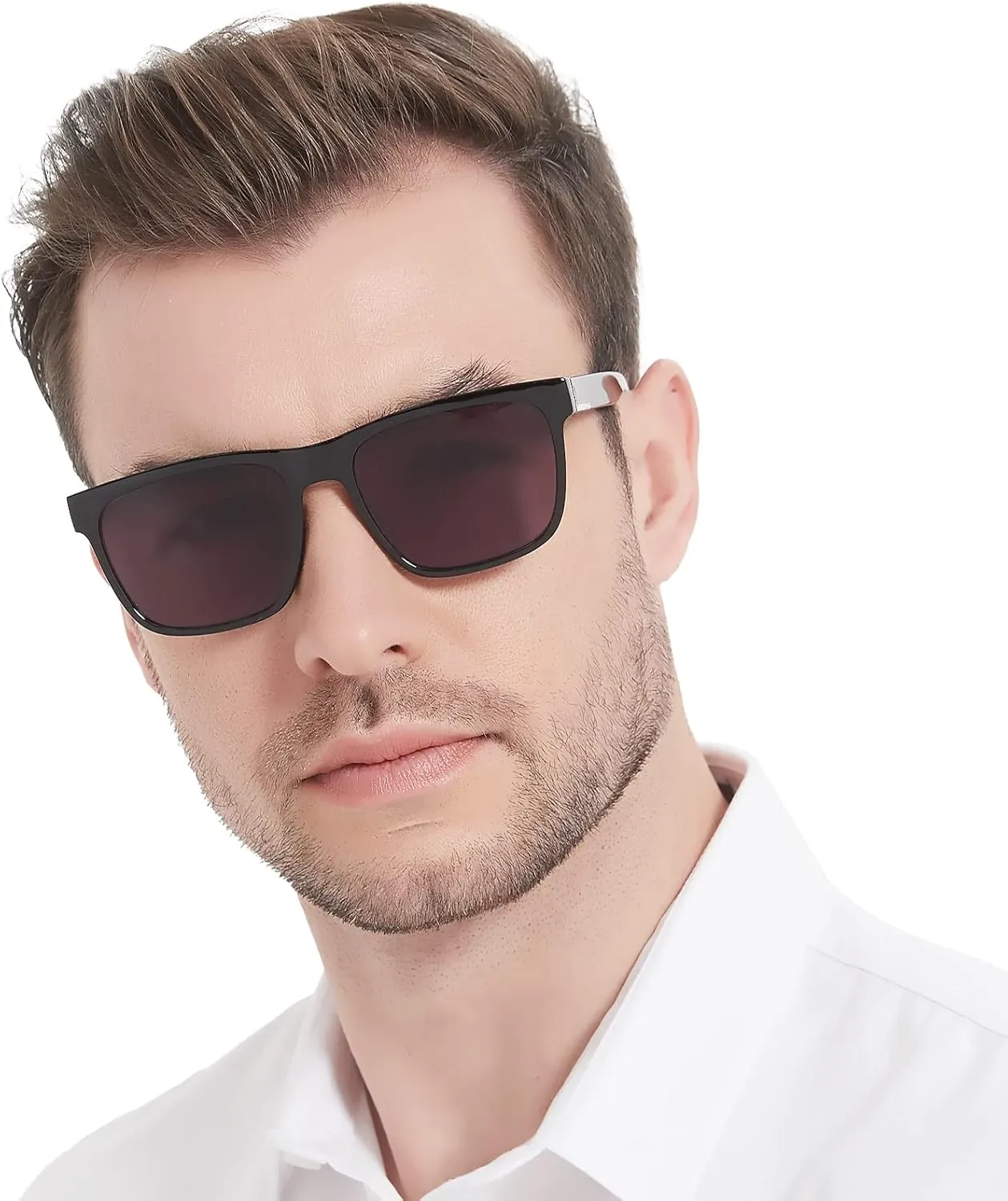 OCCI CHIARI Large Reading Sunglasses for Men Vintage Sun Readers Full Lens Reader 1.0 1.25 1.5 1.75 2.0 2.25 2.5 2.75 3.0 3.5