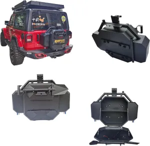 off-road vehicle equipment-304 stainless steel storage tank, water storage tank, shovel and other multi-functional off-road equipment, suitable for jeep Wrangler JK, JL models
