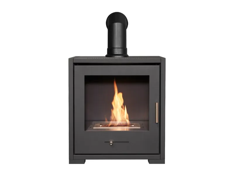 OKO S3 Bio Ethanol Stove in Charcoal Grey 3kW