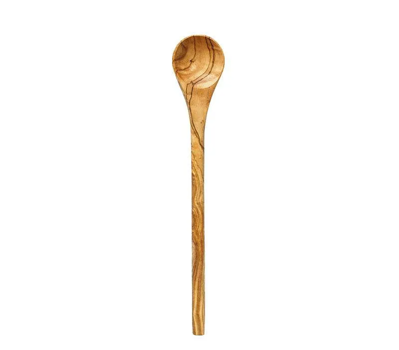 Olive Wood Spatula Long Handle Wooden Spoon Soup Spoon Solid Wood Non-Stick Pan Guard Spatula Household Cooking Spatula