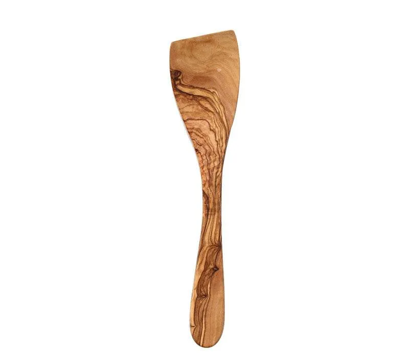 Olive Wood Spatula Long Handle Wooden Spoon Soup Spoon Solid Wood Non-Stick Pan Guard Spatula Household Cooking Spatula