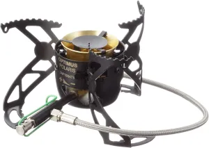 Optimus Polaris Optifuel Stove, Liquid or Canister Fuel type, Camping, Backpacking, Emergency Preparedness, Durable Metal Construction