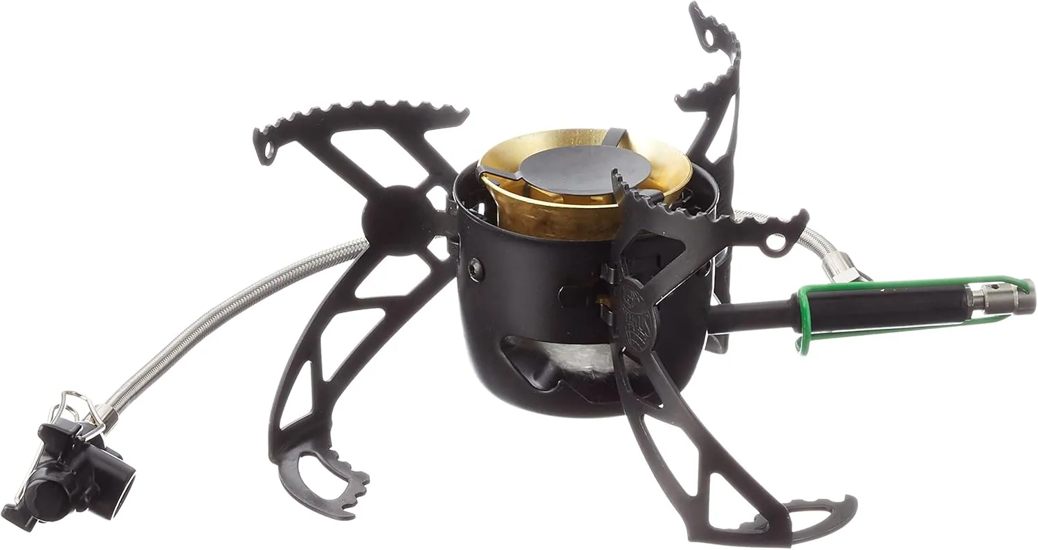 Optimus Polaris Optifuel Stove, Liquid or Canister Fuel type, Camping, Backpacking, Emergency Preparedness, Durable Metal Construction
