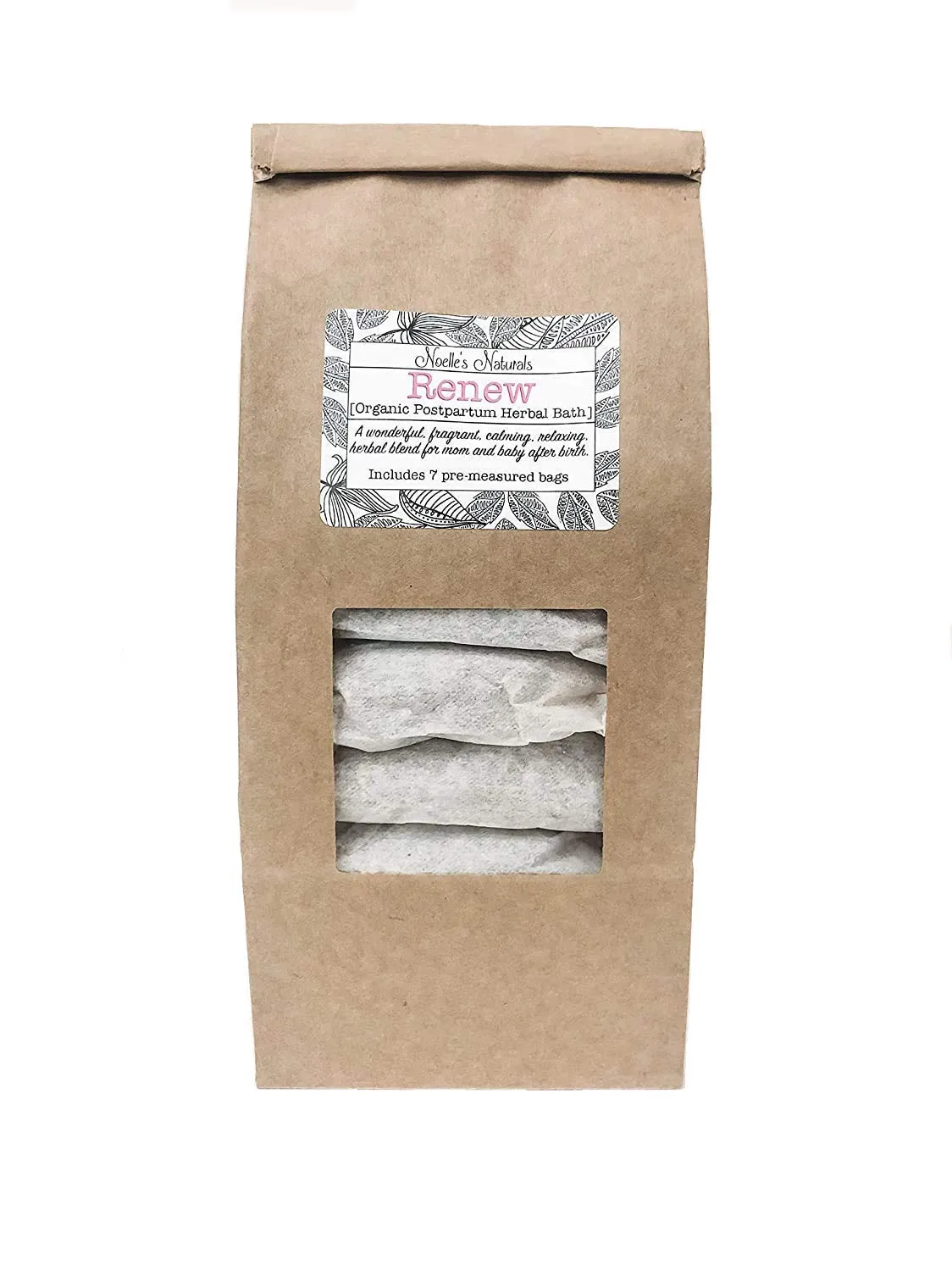 Organic Postpartum Herbal Bath - Pack of 7 sachets - For after childbirth - Sitz Bath - Promotes Healing and Relaxation after birth - V-steam