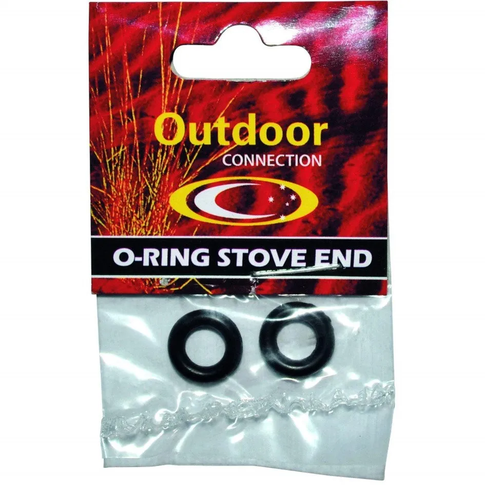 OUTDOOR CONNECTION GAS HOSE ORING 10MM STOVE END PACK 2