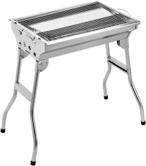 Outdoor Folding Barbecue Stove Outdoor Skewers Thickened Stainless Steel Barbecue Rack Household Oven