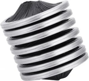 Outdoor Rock Climbing Rope Cleaning Brush Stainless Steel Nylon Rope Washing Tool Equipment for Climbing Enthusiasts Material Black Size 55x50mm
