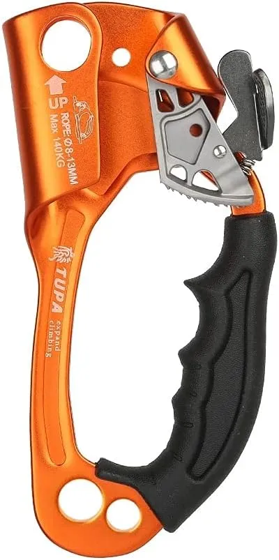 Outdoor Rock Climbing SRT Professional Hand Ascender Device Mountaineer Handle Ascender Left Hand Right Hand Climbing Rope Tools