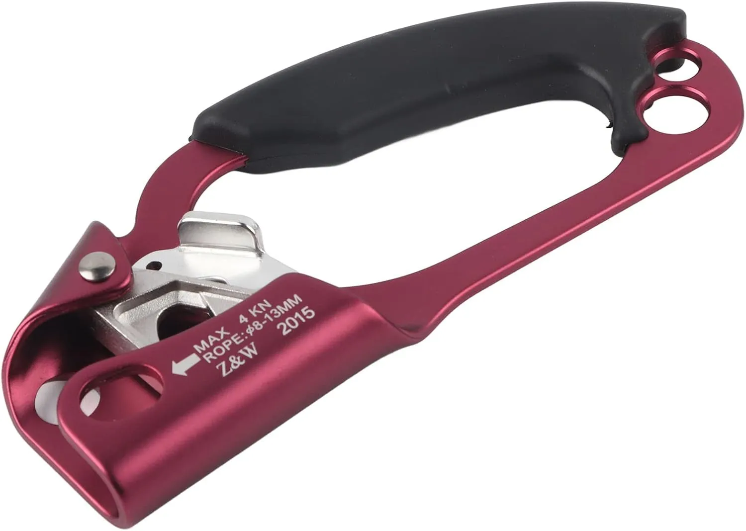 Outdoor Sports Rock Climbing 4KN Right Hand Ascender Device for Mountaineers Ergonomic Handle Ascender with Construction for Safe and Efficient Climbing Adventures