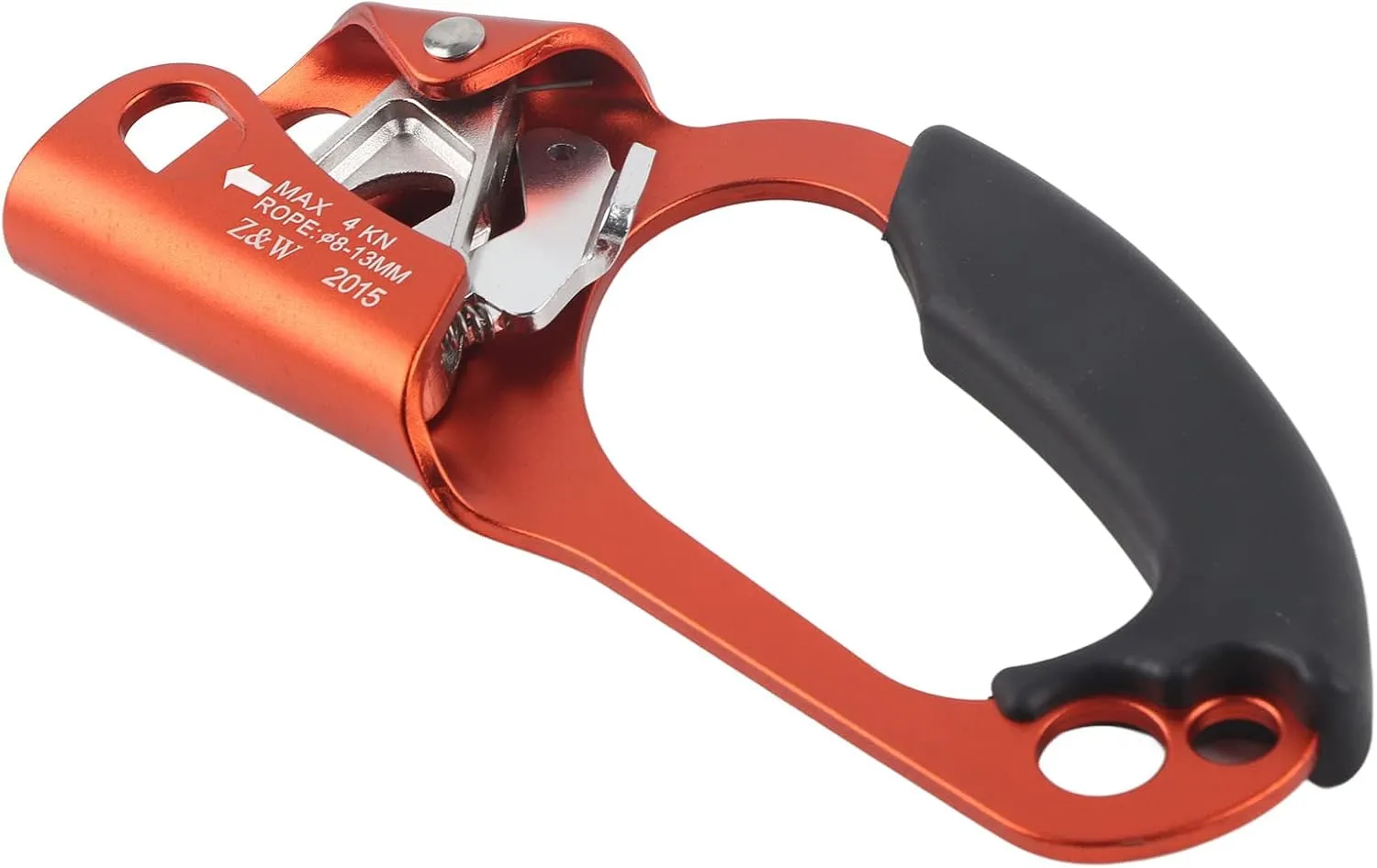 Outdoor Sports Rock Climbing 4KN Right Hand Ascender Device, Mountaineer Handle Ascender, Ergonomic Design, Easy to Operate, Aluminum Alloy Material, for High Altitude