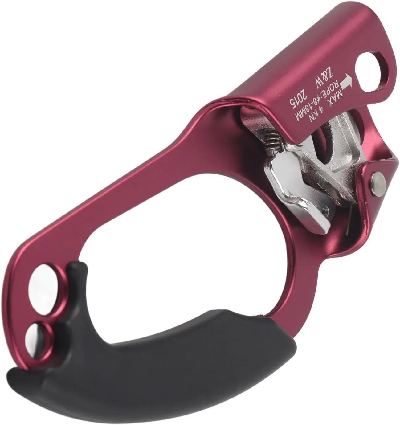 Outdoor Sports Rock Climbing 4KN Right Hand Ascender Device, Mountaineer Handle Ascender, Ergonomic Design, Easy to Operate, Aluminum Alloy Material, for High Altitude