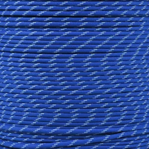Paracord Planet Glow in The Dark Paracord - Made of 100% Nylon with 7 Inner-Core Strands - Available in 10, 25, 50, and 100 Foot Lengths That is Made in The USA (Royal Blue Glow in The Dark, 50 Feet)