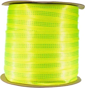 Paracord Planet Tubular Webbing 1 Inches – Heavy Duty Nylon/Rescue Harnesses Work Great for Outdoors (1 Yard - Black)