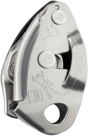 Petzl BELAY DEVICE FOR SINGLE ROPE (One Size, Silver)