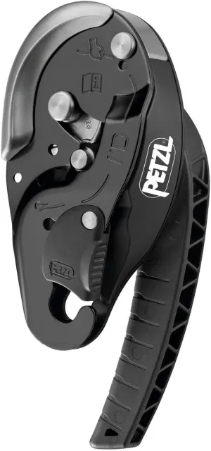 PETZL - I'd S Descender/Belay Device, Black, Small