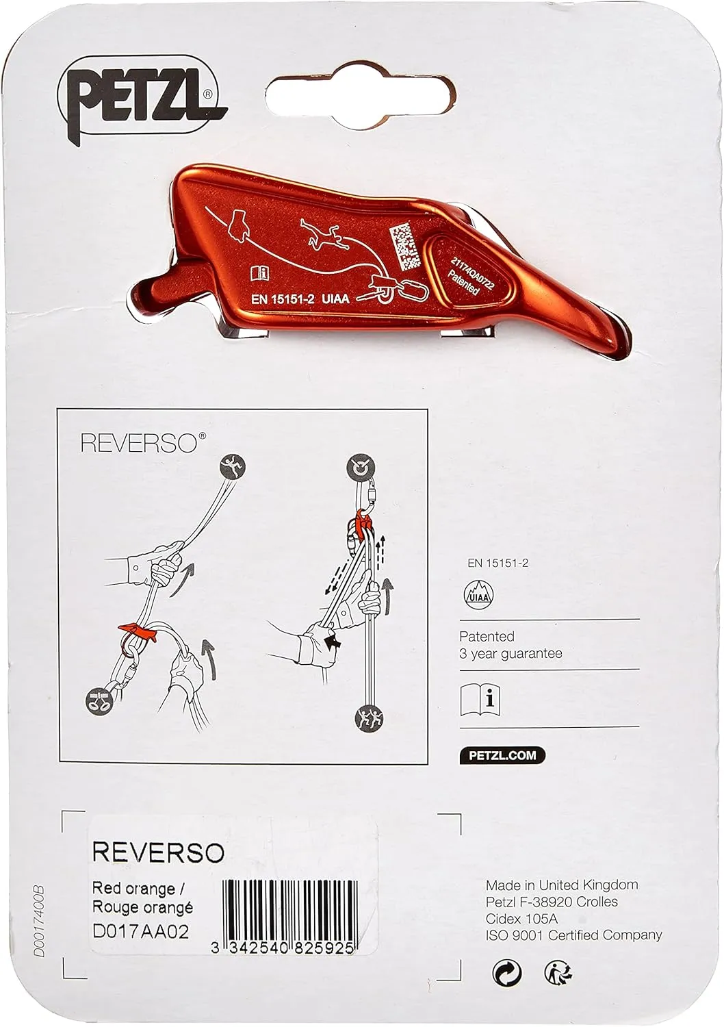 PETZL Unisex – Adult's Belay Safety Device