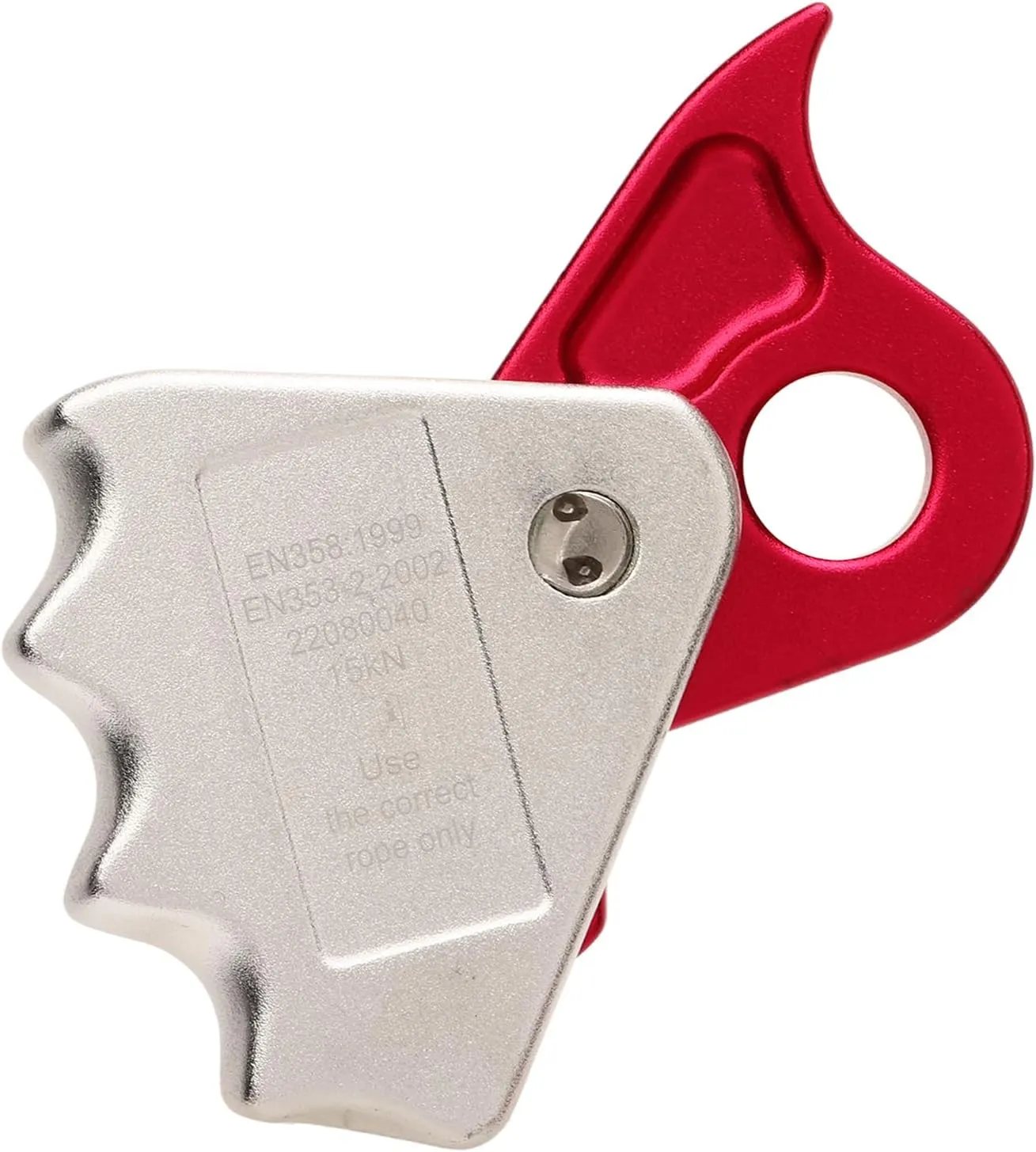 Pilipane Rope Grab Ascender Adjuster 15KN Self Locking Aluminium Alloy Rock Climbing Accessory for Rescue Missions and Mountaineering Activities