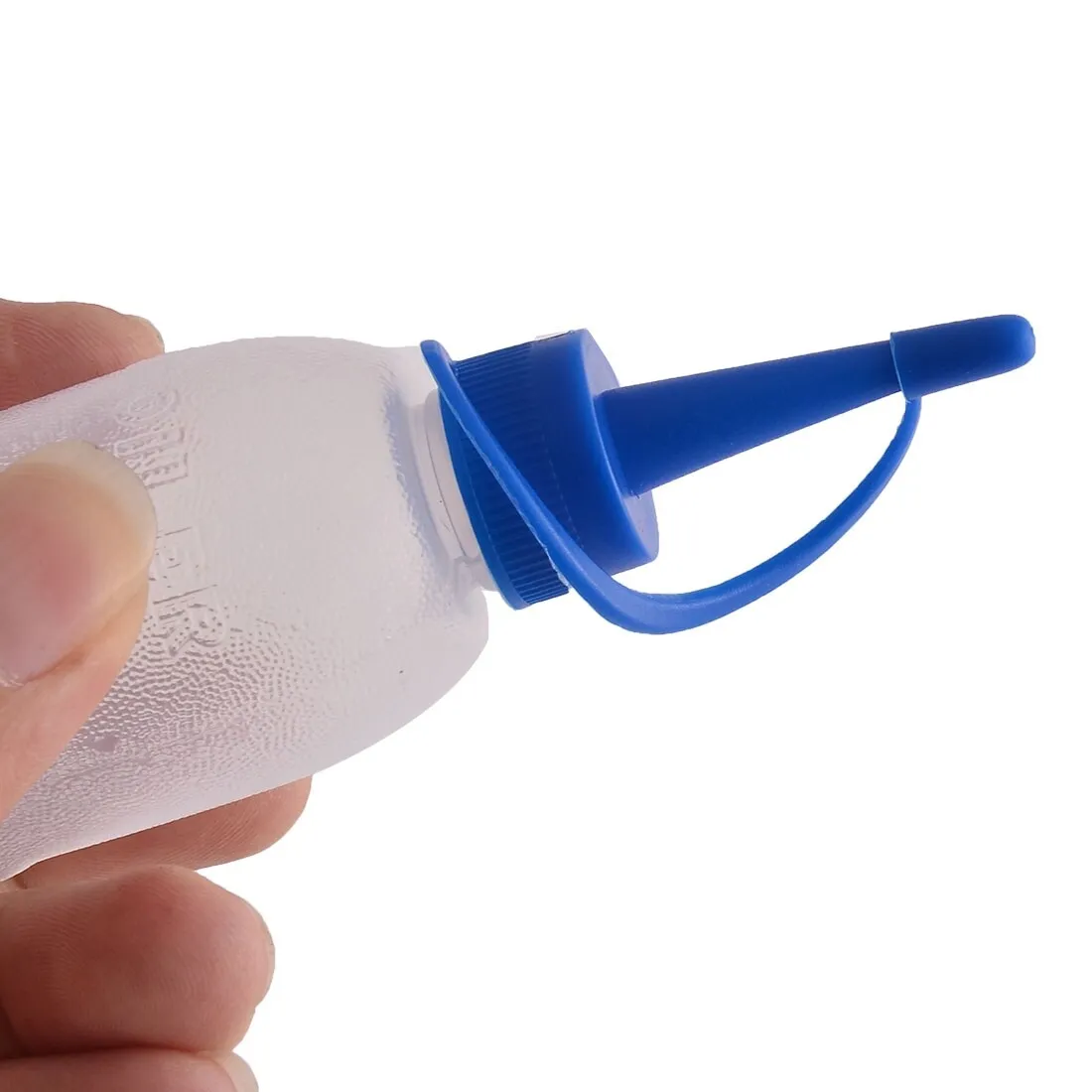 Plastic Liquid Water Oil Sauce Vinegar Dispensing Squeeze Bottle 25ml 4 Pcs - Blue,Clear