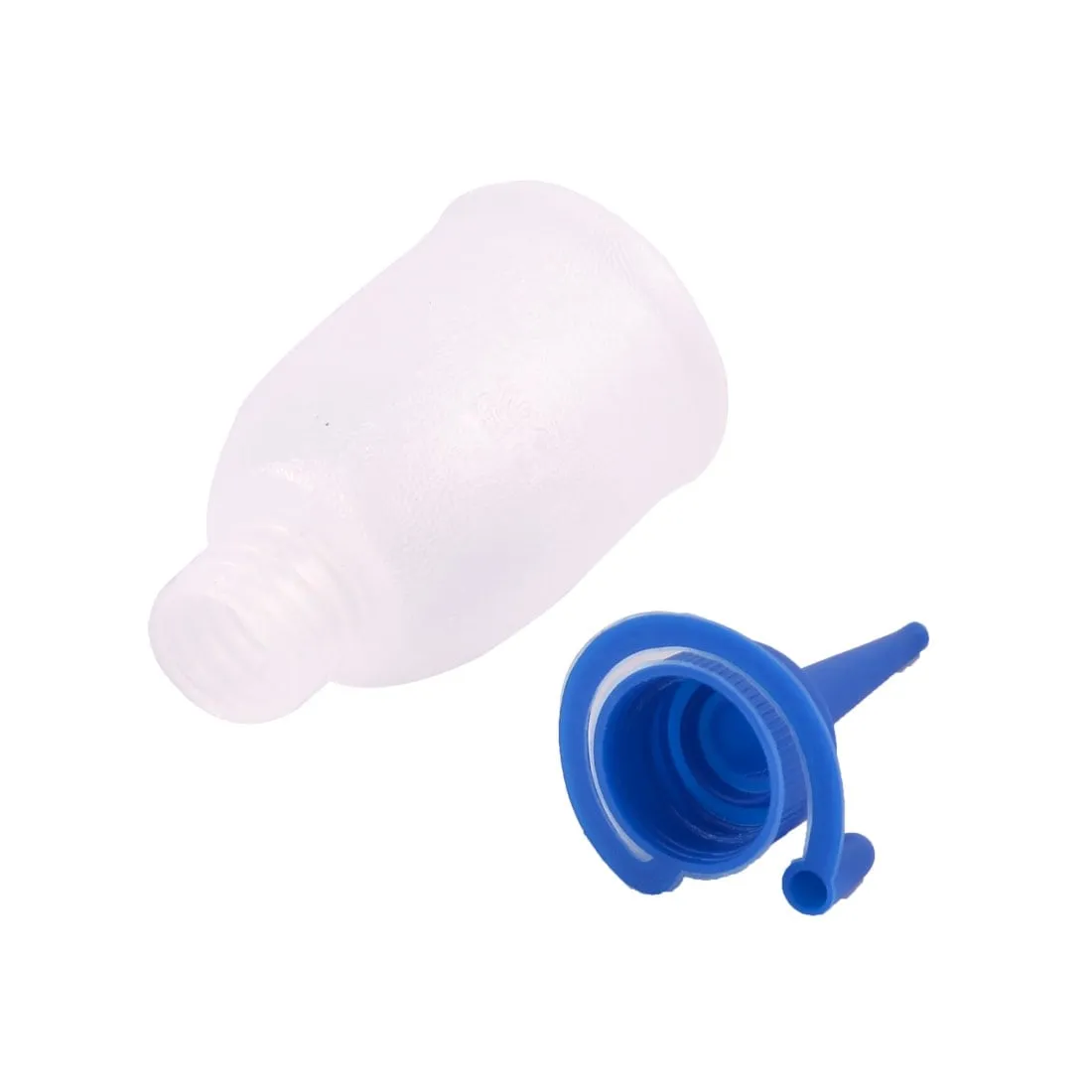 Plastic Liquid Water Oil Sauce Vinegar Dispensing Squeeze Bottle 25ml 4 Pcs - Blue,Clear