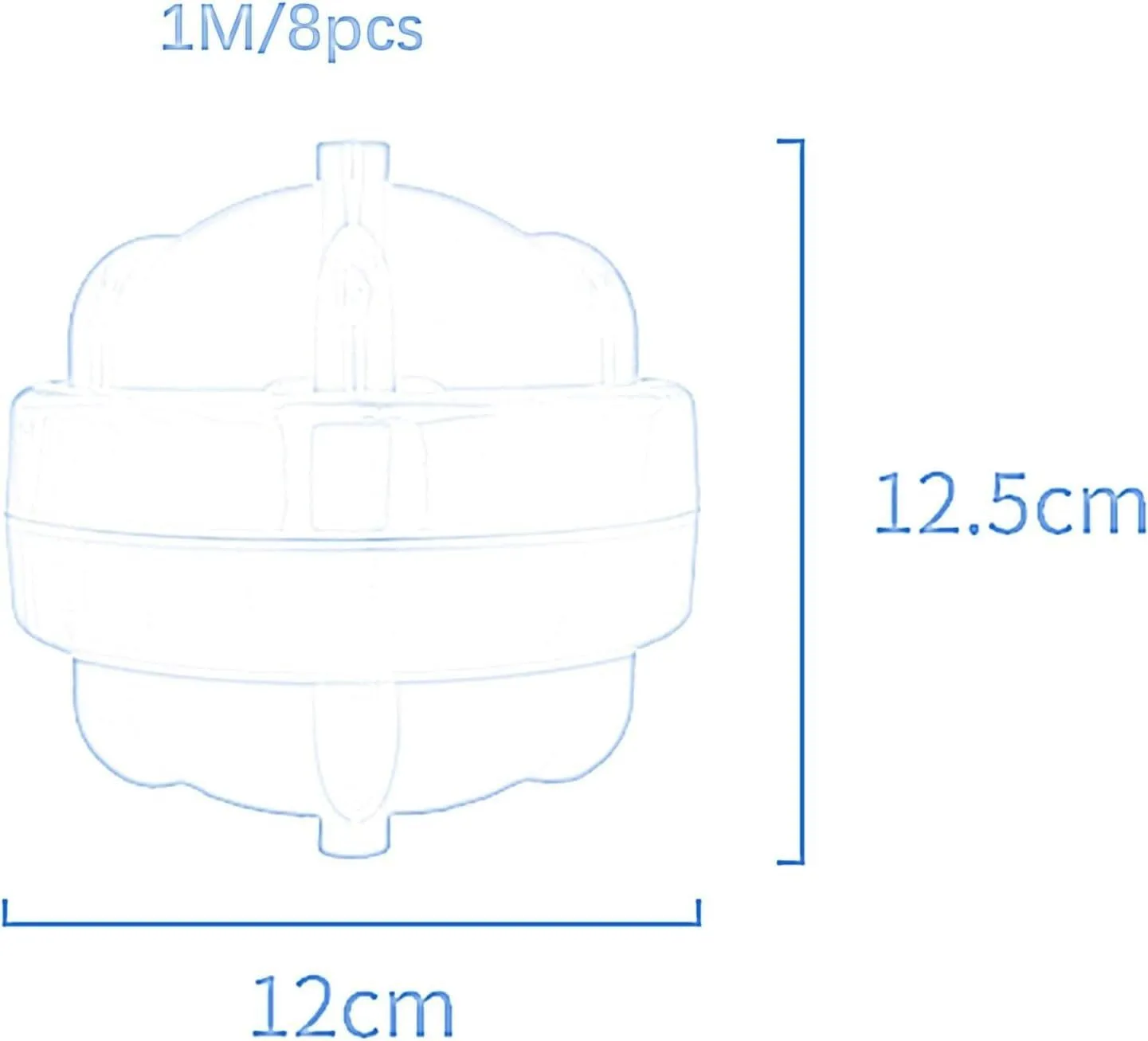 Pool Safety Rope Float Lane Divider Shallow/Deep Water/Race/Beach Swimming Lane Float Cordon Delineates Hazardous Area