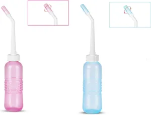 Portable Sprayer Bidet Bottle Sitz Bath for Toilet for Personal Cleansing, Hemorrhoids, Pregnancy, Bladder, Perineal Care (2 Pack)