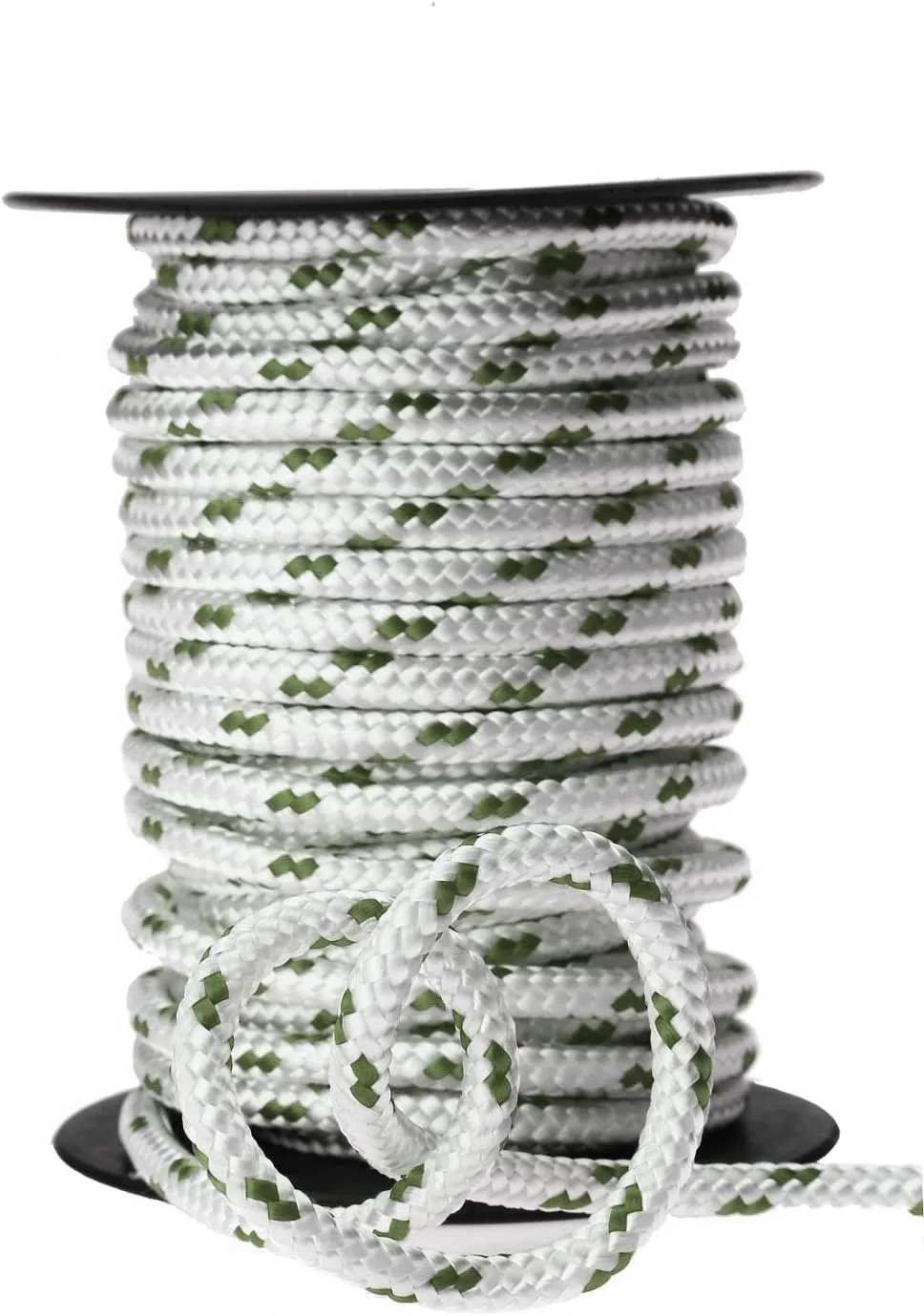 Premium Quality Double Braided Nylon Polyester Rope 12 MM (1/2" 100 ft) - Boat, Docking, Anchor - Heavy-Duty Extra Strength - Multi-Purpose Rope, Sailing, Crafting, Camping - Made in Turkey