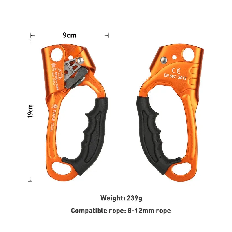 Pro Mountaineer Hand Ascender for Outdoor Rock Climbing