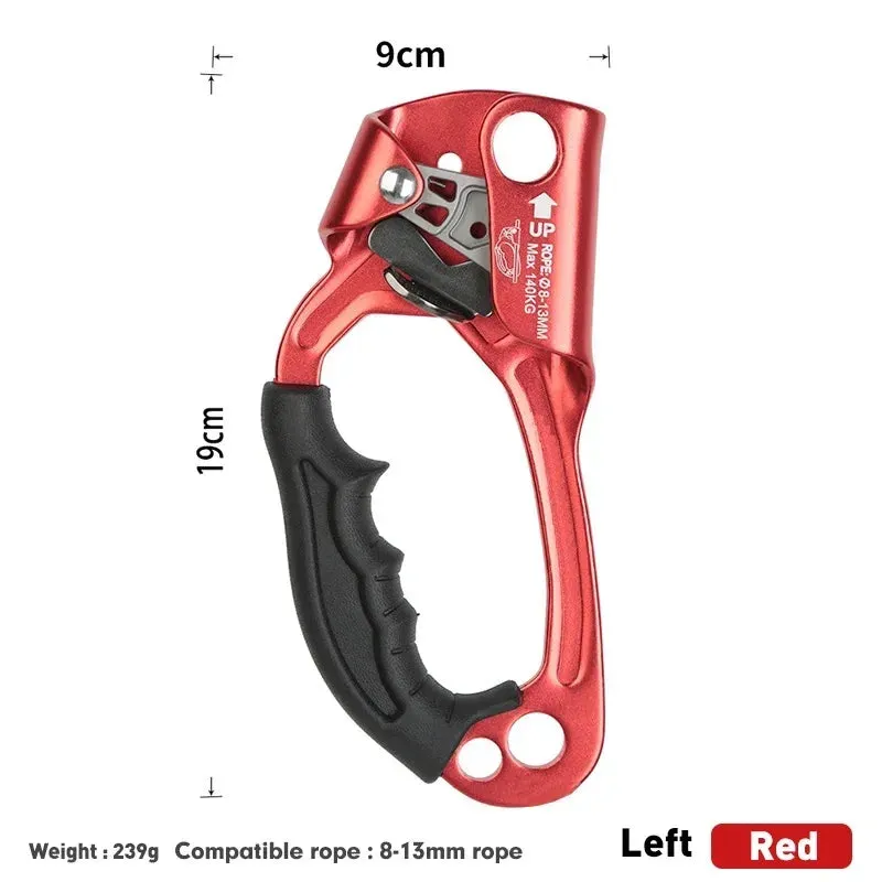 Pro Mountaineer Hand Ascender for Outdoor Rock Climbing