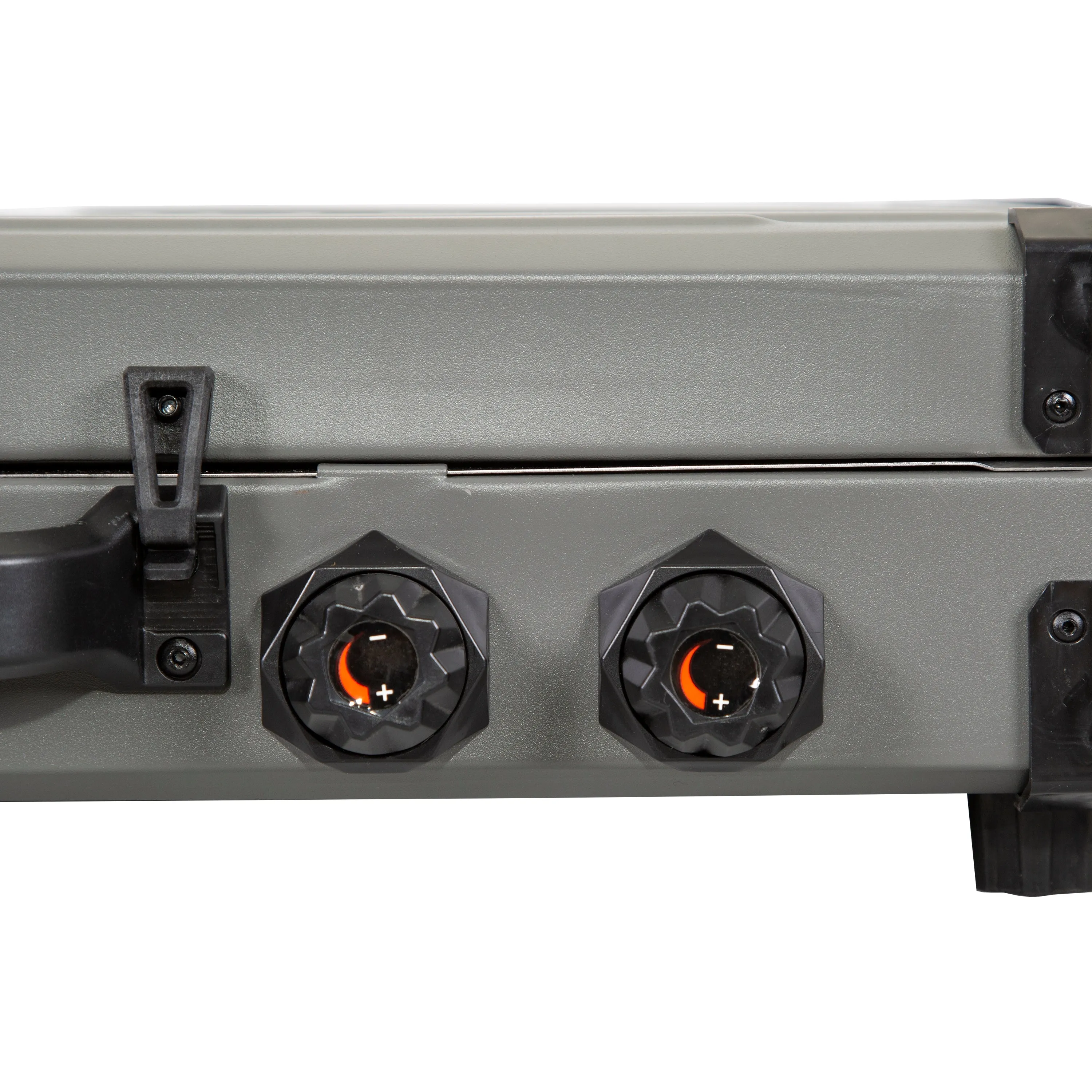 Propane Stove And Grill Combo-Piezo - Gray W/Black Trim