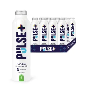 Pulse Spring Aluminum Water Bottle by Pulse for Unisex - 12 x 16 oz Water