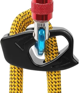 Quick-Release Safety Adjustment Buckle, Climbing Rope Ascender, Quick-Release Fall Device, Controlled and Secure Descent, Non-Slip, Ideal for Outdoor Use