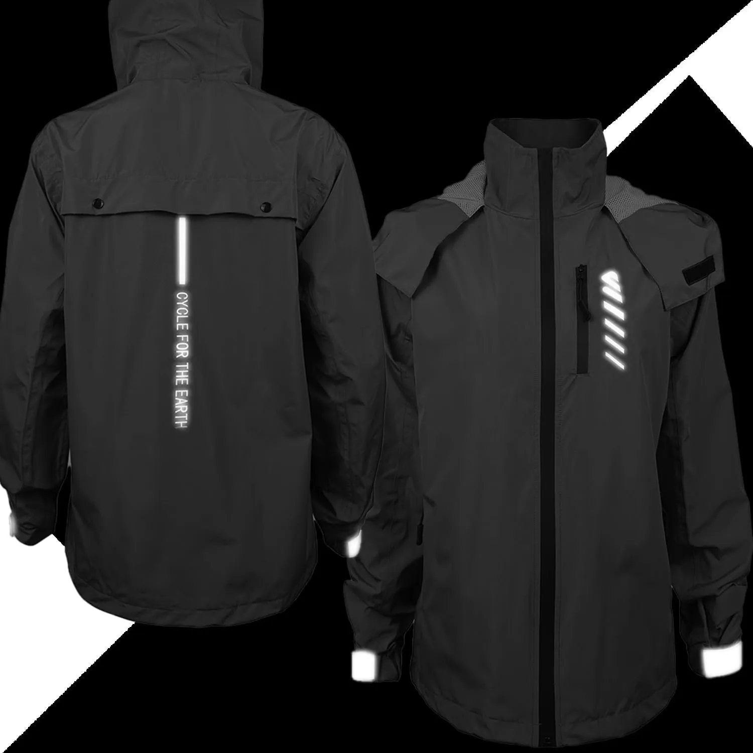 Rain Jacket Women Cycling Windbreaker Lightweight Running Bike Jackets Hooded Waterproof Hiking Coats With Pockets
