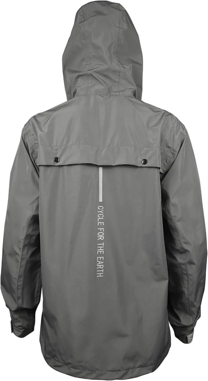Rain Jacket Women Cycling Windbreaker Lightweight Running Bike Jackets Hooded Waterproof Hiking Coats With Pockets