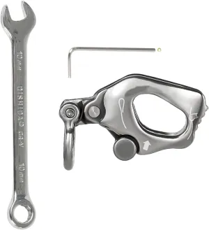 Rappel Rock Climbing Rescuing Belay Device Downhill Equipment Heavy Duty Stainless Steels Climb Descender Rigging Plate