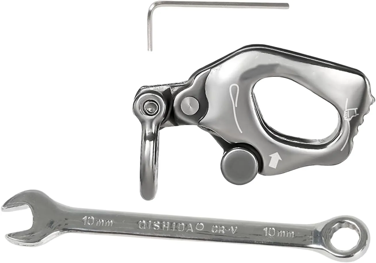 Rappel Rock Climbing Rescuing Belay Device Downhill Equipment Heavy Duty Stainless Steels Climb Descender Rigging Plate