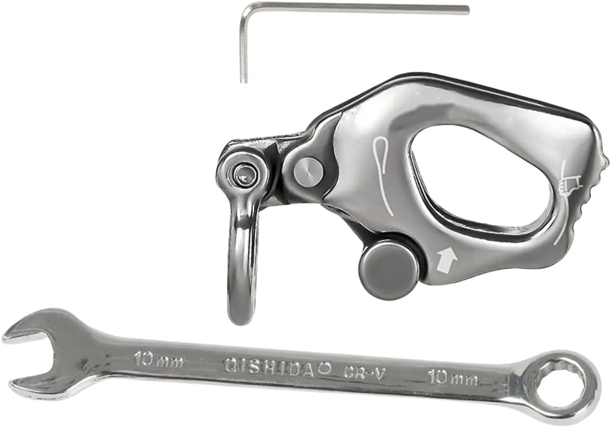 Rappel Rock Climbing Rescuing Belay Device Downhill Equipment Heavy Duty Stainless Steels Climb Descender Rigging Plate