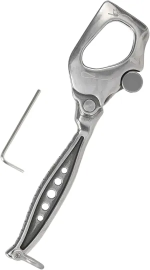 Rappel Rock Climbing Rescuing Belay Device Downhill Equipment Heavy Duty Stainless Steels Climb Descender Rigging Plate