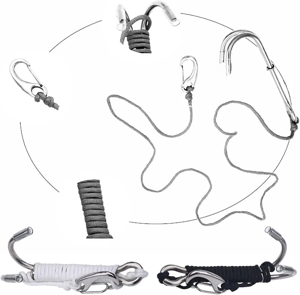 Reef Hooks, Sturdy Stable Resistant Hooks for Cave or Drift Diving, Scuba Divers, Underwater Activities
