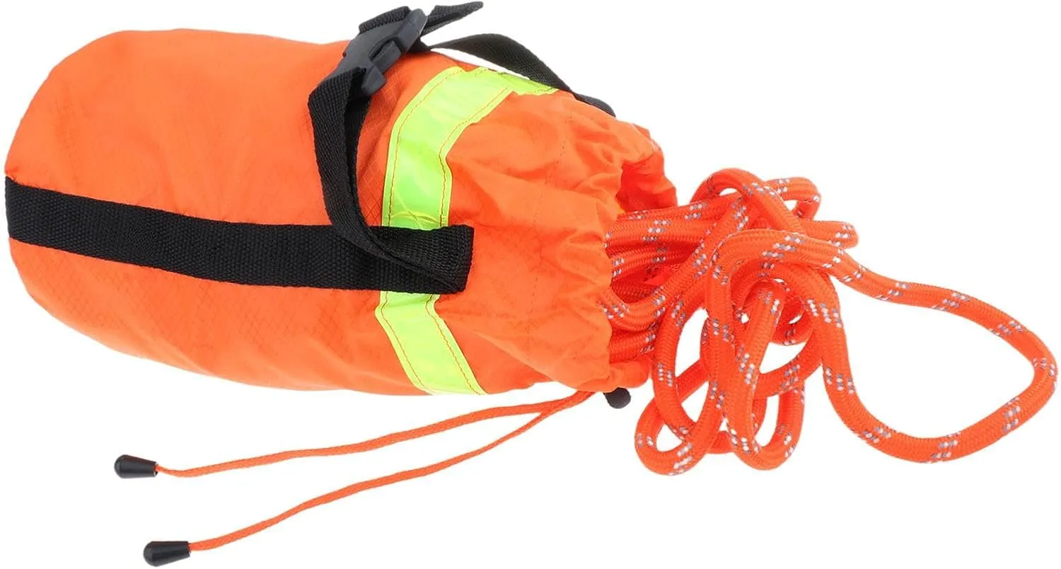 Reflective Throw Bag for Water Activities with Throwing Line