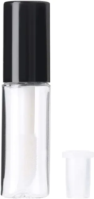 Reusable Lipstick Bottle,45Pcs 1.2 ml Clear Mini Lip Gloss Tube Containers Transparent Mini Lipstick Containers for Women Girls
