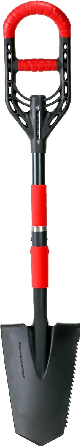 Roamwild Multi-Digger Garden Spade – Reinforced Fibreglass Light Weight Gardening Digging Arrow Head Shovel with Unique Dual Soft AIR Light Grip Technology & Root Saw Stump Cutter.