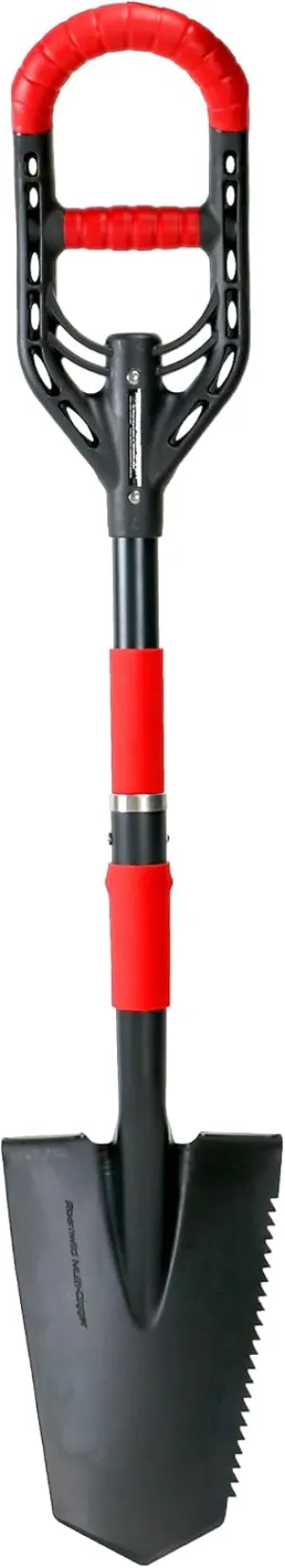 Roamwild Multi-Digger Garden Spade – Reinforced Fibreglass Light Weight Gardening Digging Arrow Head Shovel with Unique Dual Soft AIR Light Grip Technology & Root Saw Stump Cutter.