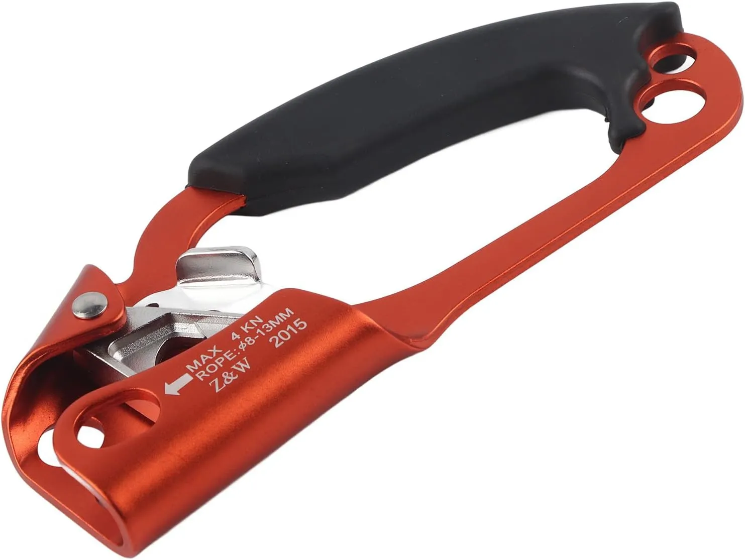 Rock Climbing 4KN Aluminum Alloy Right Hand Ascender Device Mountaineer Handle Ascender for Outdoor Sports